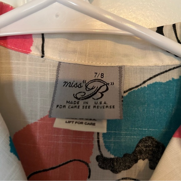 VINTAGE Miss B button down - Picture 2 of 4